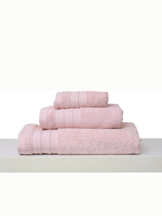 Anna Riska Πετσέτα Σώματος Soft 70x140εκ. Blush Pink Βάρους 600gr/m²
