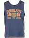 Everlast EVR0878 Men's Athletic T-shirt Short Sleeve Navy Blue