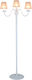 Home Lighting Dune Vintage Floor Lamp H158xW50cm. with Socket for Bulb E14 White