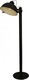 Home Lighting Omaha Vintage Floor Lamp H180xW38cm. with Socket for Bulb E27 Black