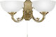 Eglo Savoy Classic Lamp Wall with Socket E14 and Switch Gold 41x16cm