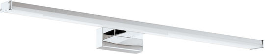 Eglo Pandella1 Modern Lamp Bathroom with Integrated LED and Natural White Light Silver 60x4x4cm