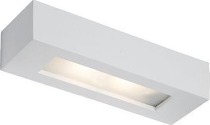 Viokef Ceramic Μοντέρνο Φωτιστικό Τοίχου με Ντουί E27 Λευκό 22x6x22εκ.