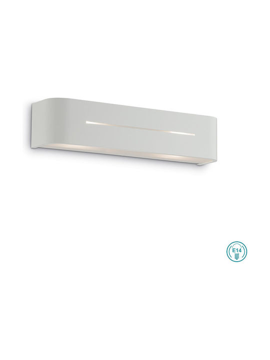 Ideal Lux Posta AP2 Modern Wall Lamp with Socke...