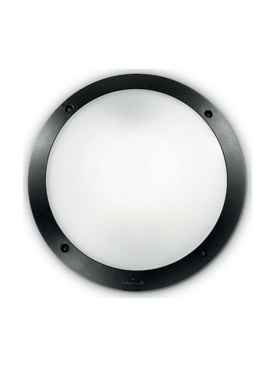 Ideal Lux Lucia-1 Modern Wall Lamp with Socket E27 Black Width 30cm