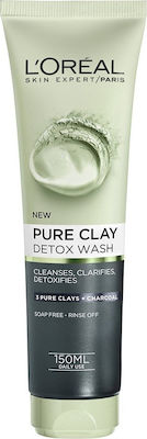 L'Oreal Paris Spumă Καθαρισμού Pure Clay Detox για Λιπαρές Επιδερμίδες 150ml