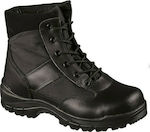 Mil-Tec Military Half Boots Security Leather Black