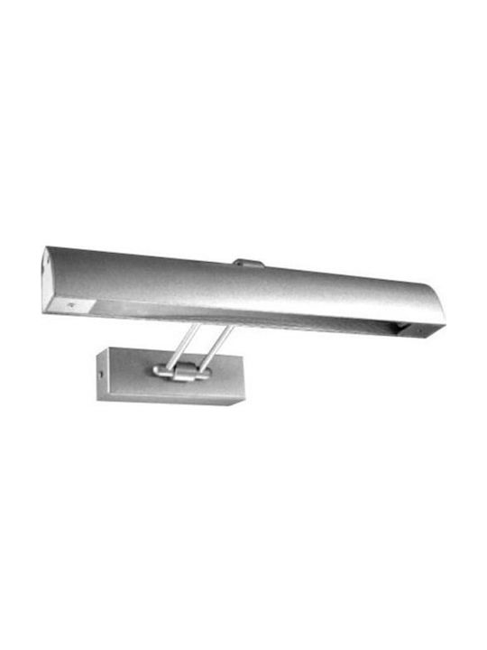 Aca Modern Lamp Bathroom with Socket T5 Gray 36x24x5cm