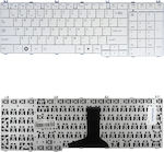 Tastatură pentru laptop Toshiba Dynabook:T350 Sateliite B:B350 Satellite C:C650 C650D C655 C655D C660 C670 C675 Satellite L: L650 L650D L655 L655D L670 L670D L675 L675D L750 L750D L755 L755D L755D L770 L770D L775 L775 L775D AEBL6U00020 9Z.N4WSQ.01D(Ref.40010USWHITE)