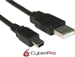 CyberPro CP-UN10 USB 2.0 USB-A-Stecker zu Mini-USB-B-Stecker 1m