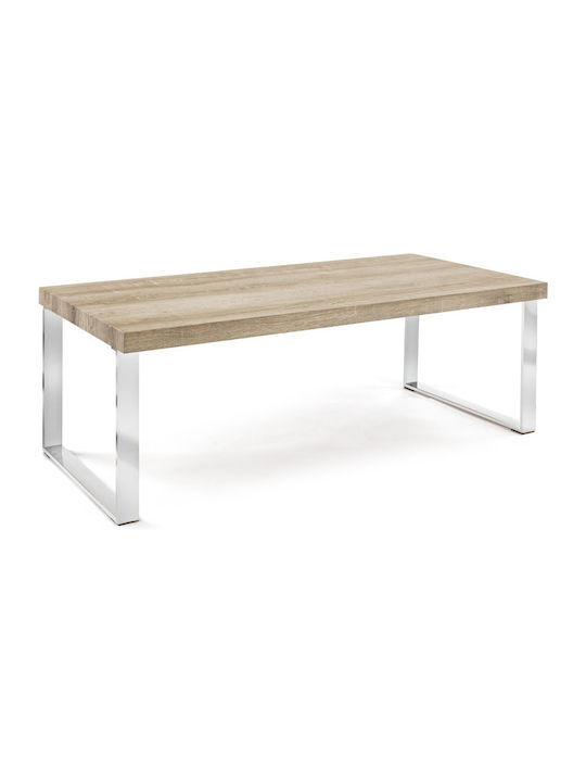 Kenya Rectangular Wooden Coffee Table Oak L100xW50xH38cm