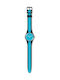 Swatch Watch with Blue Rubber Strap