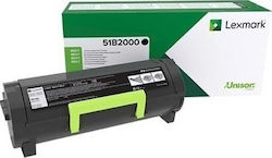 Lexmark 51B2000 Тонер Лазерен принтер Черно Програма за връщане 2500 Страници