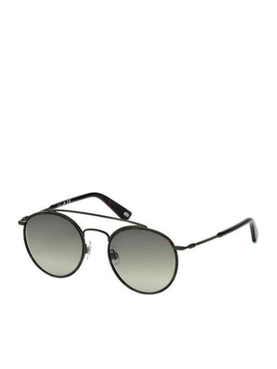 Web Men's Sunglasses with Black Metal Frame and...