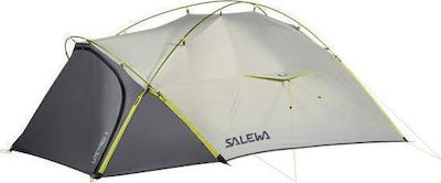 Salewa Litetrek II Cort Camping Cățărare Gri cu Dublu Strat 4 Sezoane pentru 2 Persoane Impermeabil 3000mm 260x140x110cm