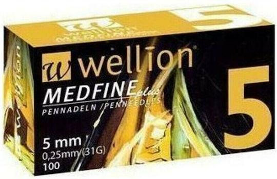 Wellion Medfine plus Σκαρφιστήρες 31G x 5mm 100τμχ