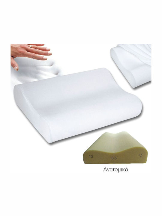 Woodwell Kopfkissen Memory-Schaum Anatomisch 38x60x12cm