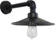 Heronia PP-27AP/150 M 90° Vintage Lamp Wall with Socket E27 Black 36x24cm
