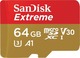 Sandisk Extreme microSDXC 64GB Klasse 10 U3 V30 A1 UHS-I