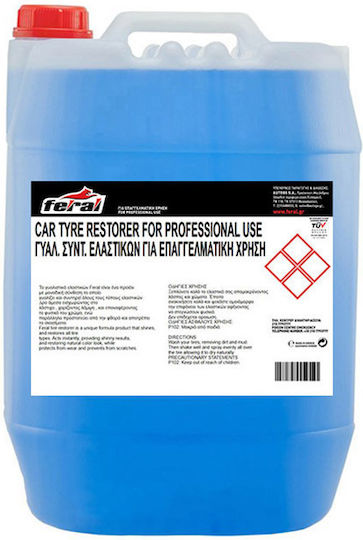 Feral Lustruire Conservant Anvelope Lichid Lustruire pentru Elastici Auto 20lt