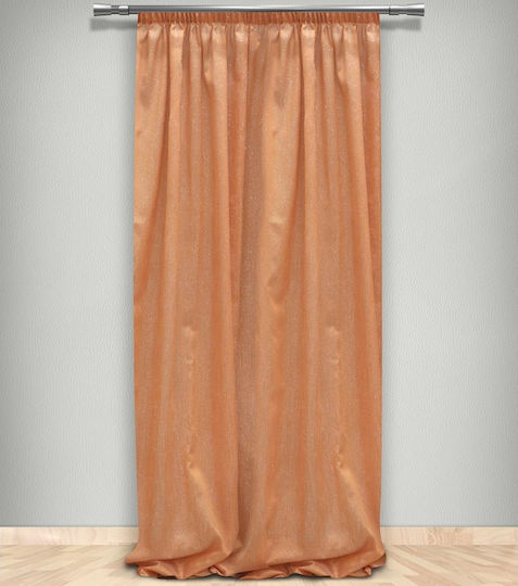 La Maison Blanche Curtain with Pencil Pleat Orange 145x300cm