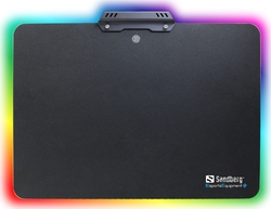 Sandberg Medium Gaming Mouse Pad with RGB Lighting Black 350mm Touch RGB Aluminium