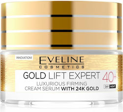 Eveline Gold Lift Expert 40+ Αnti-aging 24h Day/Night Cream Suitable for All Skin Types 50ml