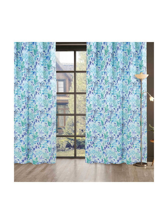 Das Home Vorhang mit Grommets 2102 Hellblaue 140x260cm
