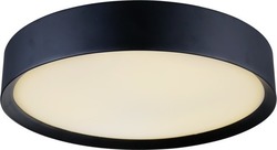 Viokef Alessio Μοντέρνα Μεταλλική Πλαφονιέρα Οροφής με Ντουί E27 σε Μαύρο χρώμα 37cm