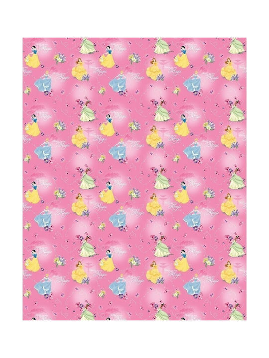 Disney Kids Rod Pocket Curtain PR111 Princess Pink 140x290cm