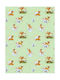 Disney Perdea pentru Copii Bambi 43 Green cu Bretele Verde 140x290buc