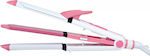 Kemei KM-1213 Hair Straightener with Ceramic Plates 40W Pink