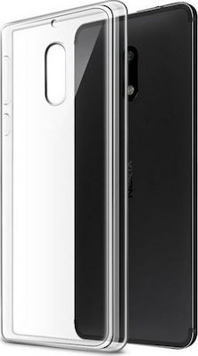 Back Cover Σιλικόνης Διάφανο (Nokia 6)