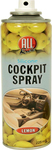 All Ride Spray Polishing for Interior Plastics - Dashboard with Scent Lemon Cockpit Spray 225ml