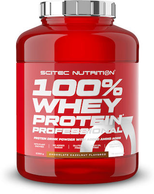 Scitec Nutrition 100% Whey Professional Πρωτεΐνη Ορού Γάλακτος με Γεύση Φράουλα Λευκή Σοκολάτα 2.35kg