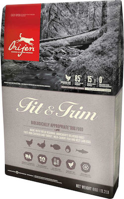 Orijen Fit & Trim 11.4kg Dry Food for Dogs Diet with Turkey and Chicken