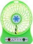 USB Office/Home Fan Rechargeable Battery Green USB Fan with Rechargeable Battery Green 60W