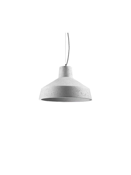 Nowodvorski Max Gupsum Pendant Light Single-Light for Socket E27 White