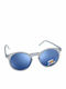 Eyelead Eyelead Polarized L647 Sonnenbrillen mit Transparent Rahmen und Blau Polarisiert Spiegel Linse