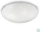 Ideal Lux Lana PL2 Classic Glass Ceiling Light with Socket E27 30pcs White