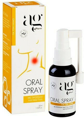 Ag Pharm Oral Spray με Πρόπολη Μαστίχα Δυόσμος 30ml