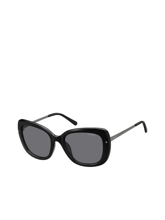 Polaroid Sonnenbrillen mit Schwarz Rahmen und Schwarz Verlaufsfarbe Linse PLD4044/S CVS/Y2