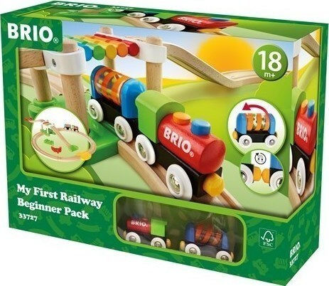 Brio Toys Beginner Pack Set with Train with Sound for 1.5+ years+ Years