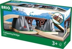 Brio Toys Collapsing Bridge Αξεσουάρ Σιδηρόδρομου για 3+ Ετών