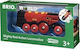 Brio Toys Mighty Red Action Locomotive Train with Sound and Light for 3++ Years