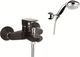 Fiore Kevon Chic Mischbatterie Badewanne Komplettes Set Schwarze