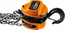 Neo Tools Kettenzug for Load Weight up to 2t in Orange Color