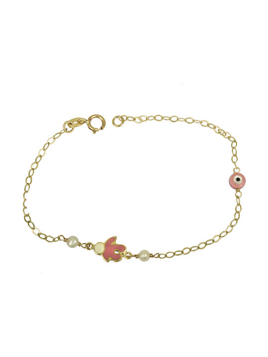 Gold bracelet for little girl K9 025259 025259 Gold 9 Carat