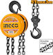 Ingco Chain Hoist for Weight Load up to 5t Yellow