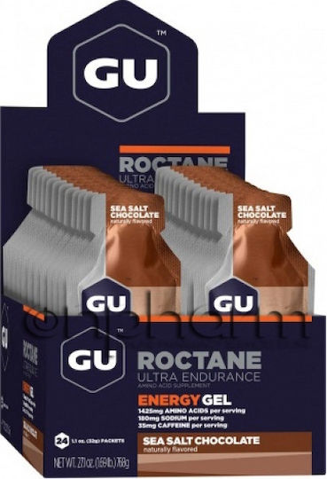 GU Roctane Energy Gel Sea Salt Chocolate 24 x 32gr